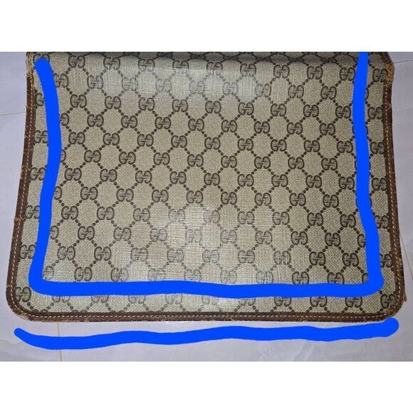 Vintage Gucci GG Logo Portfolio Pochette - Picture 10 of 12